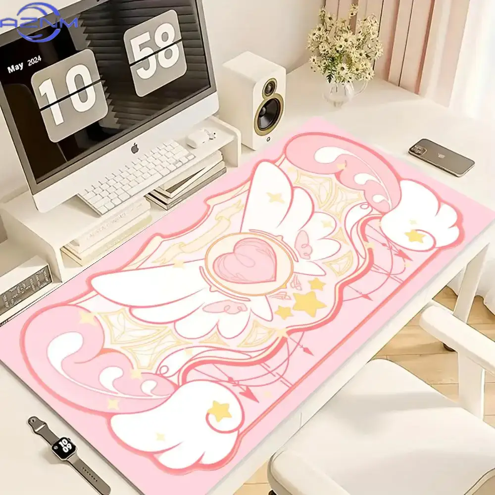 Pc Gaming Pink - Tapete de rato grande com padrão