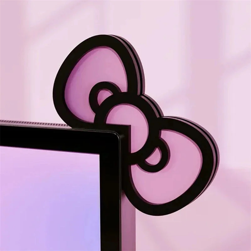 Pc Gaming Pink - Kawaii rosa acrílico arco monitor decoração