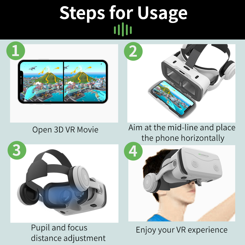 3d viar telefone realidade vir - Vr Headset Pc avaliação e preço