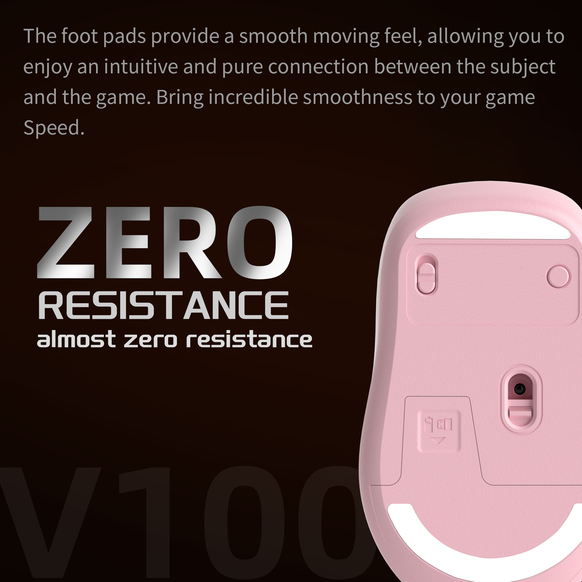 Mouse Sem Fio MageGee 2.4Ghz c - Pc Gaming Pink avaliação e preço