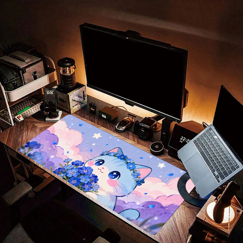 Mouse Pad Nuvem Rosa-Roxo 1pc, - Pc Gaming Pink avaliação e preço