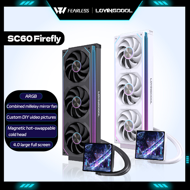 LOVINGCOO SC60 Firefly 360 Coo - Pc Gaming Liquid avaliação e preço
