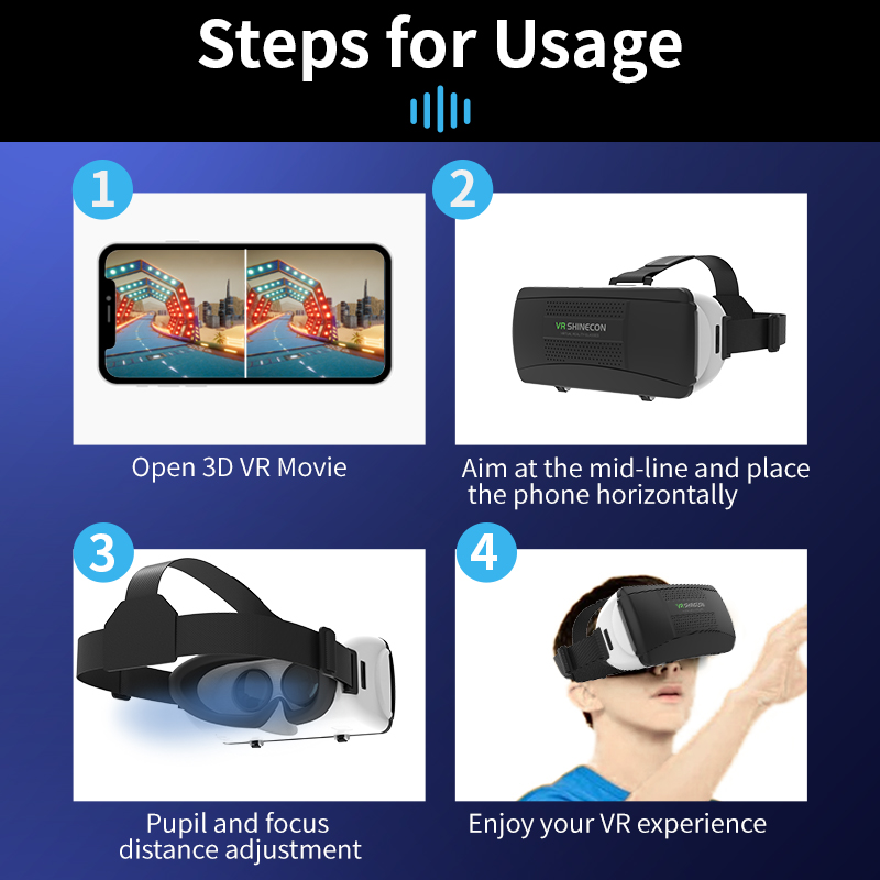 Óculos VR 3D, Headset de Reali - Vr Headset Pc avaliação e preço