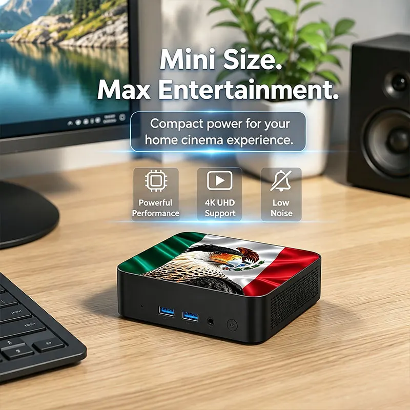 Mini PC Temático com Bandeiras - Pc Gaming Intel avaliação e preço