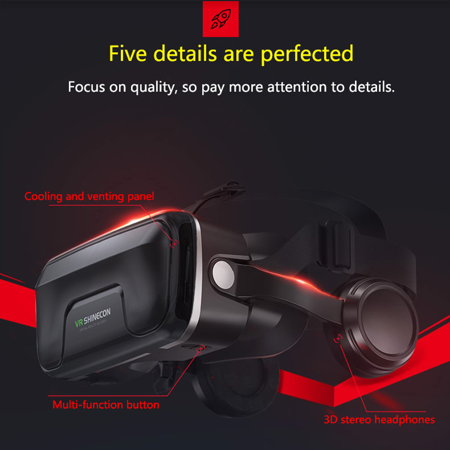 Shinecon Viar 3D Óculos de rea - Vr Headset Pc avaliação e preço